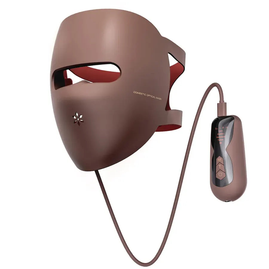 The Quiet Hours silicone light mask with its handheld controller